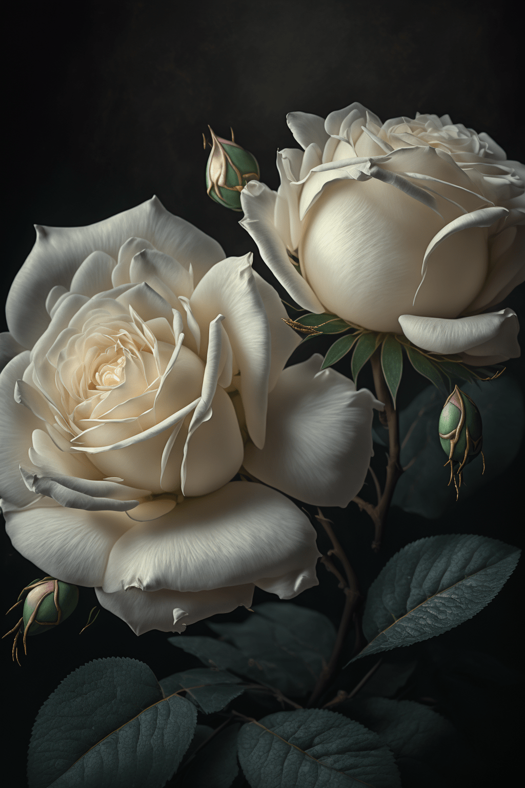 白色玫瑰